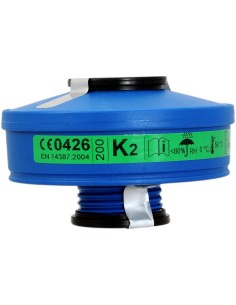 Filtro antigás 100 K2 para protección respiratoria